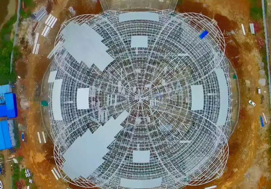 古交体育馆网架